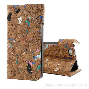 Wallet-shaped Leather Flip Mobile Phone Cases for iPhone 5, Magnetic Flap On Top